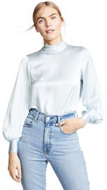 Vince Mock Neck Blouse at Shopbop